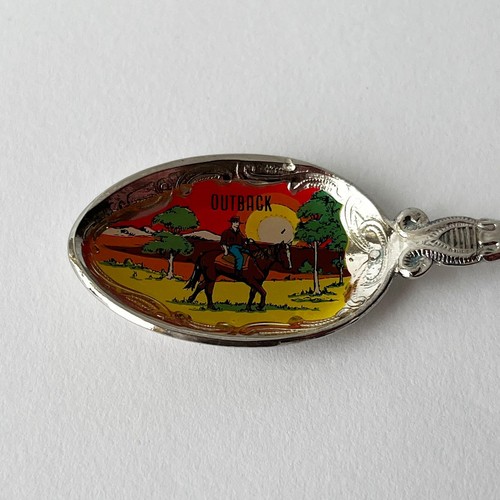 Vintage Silverplate Souvenir Spoon, Waltzing Matilda, Outback Australia - Picture 3 of 5