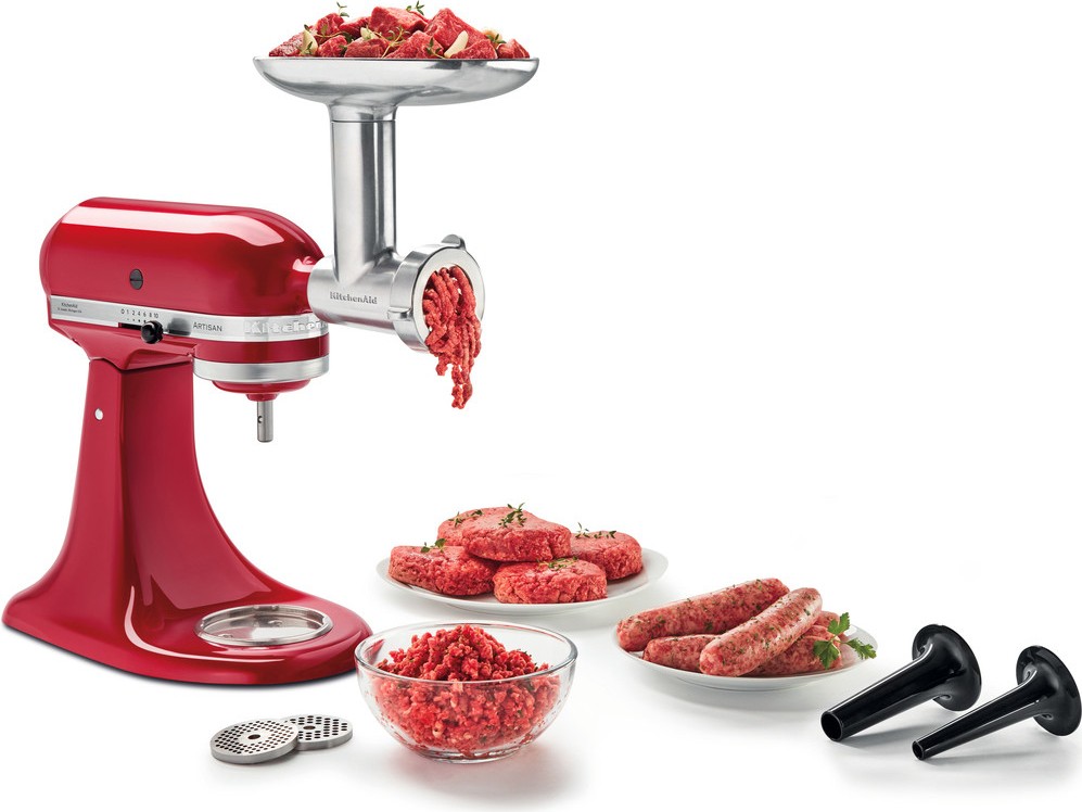 Accessorio Robot da Cucina Tritacarne Tritatutto di Metallo 5KSMMGA KITCHEN AID foto 3