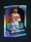 2024-25 Panini Prizm Black Cade Cunningham #8 Auto Silver