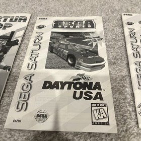 Sega Saturn And PS2 Video Game Manuals