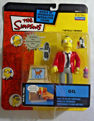 The Simpsons Interactive Series 11 - Gil - Playmates 2002 NIB