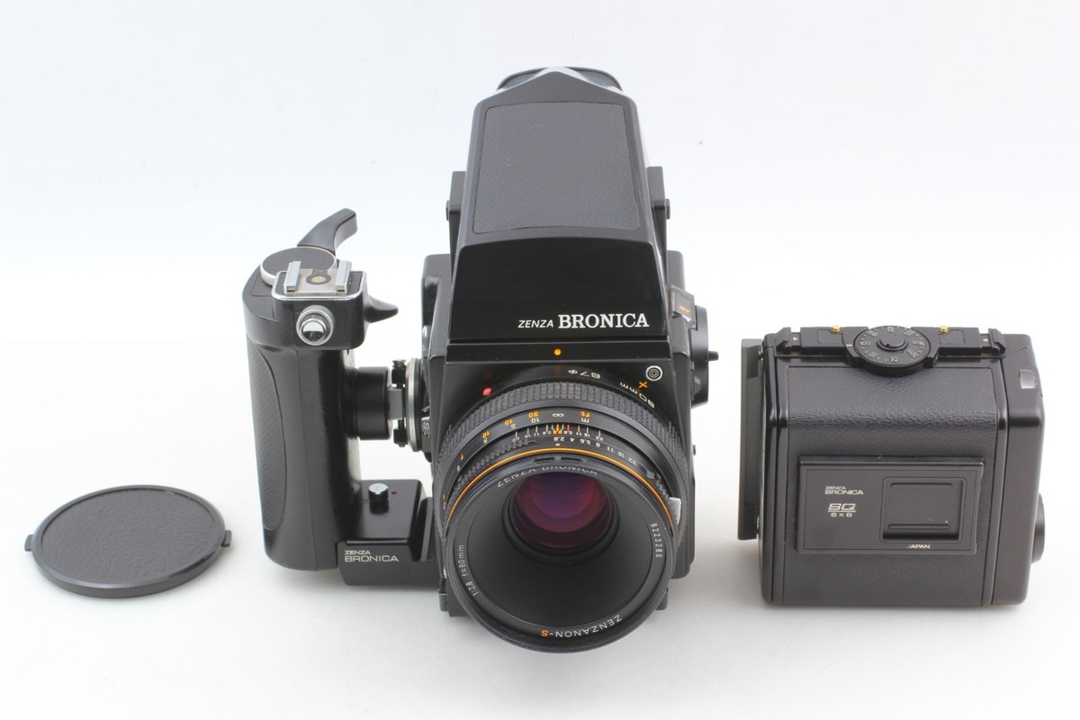 EXC+5】Zenza Bronica SQ-A Zenzanon S 80mm f2.8 AE Prism Finder