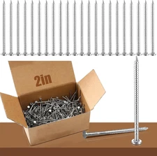 2 Pound Box Siding Nails Roofing Tile and Slating Rust Resistant 304 Stainless S