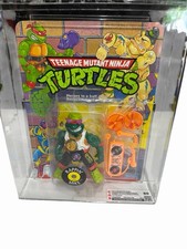 1991 Playmates Opc Canada Tmnt moc Rock   N Rollin Rappin Mike graded CAS 80 82 85