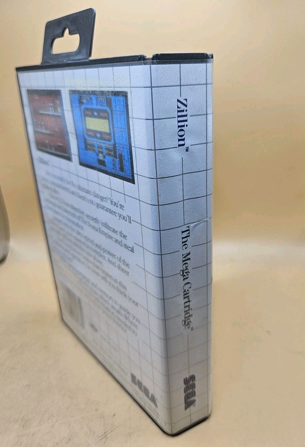 Zillion (Sega Master System) COMPLETE w/ Box manual game WORKS!