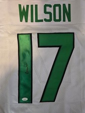 Garrett Wilson Autographed #17 New York Jets Jersey White Green JSA Signed