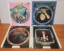 CED VIDEODISCS LOT OF 4 SATURDAY NIGHT LIVE MELLISSA MANCHESTER CARUSO ATLANTIC