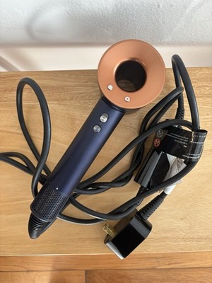 Dyson HD07 Hair Dryer with Accessories Blue Rose Gold