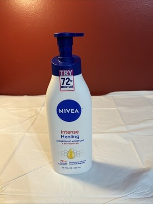 NIVEA Intense Healing Body Lotion 72 Hr Moisture for Dry to Very Dry Skin 16.9oz