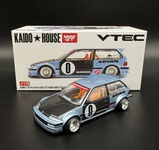 Kaido House x Mini GT 1:64 Honda Civic (EF) KAIDO ROULETTE V1 KHMG179