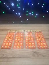 Pokemon Stickers Lot 4 Packs Sealed 2011 Nintendo Pikachu 336 Stickers NOS