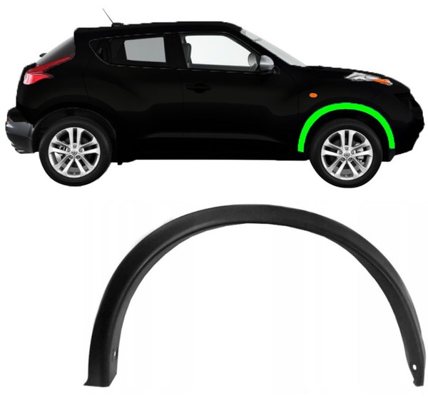 Radlaufverbreiterung FüR Nissan Juke 2010 – 2014 Vorne Rechts-image