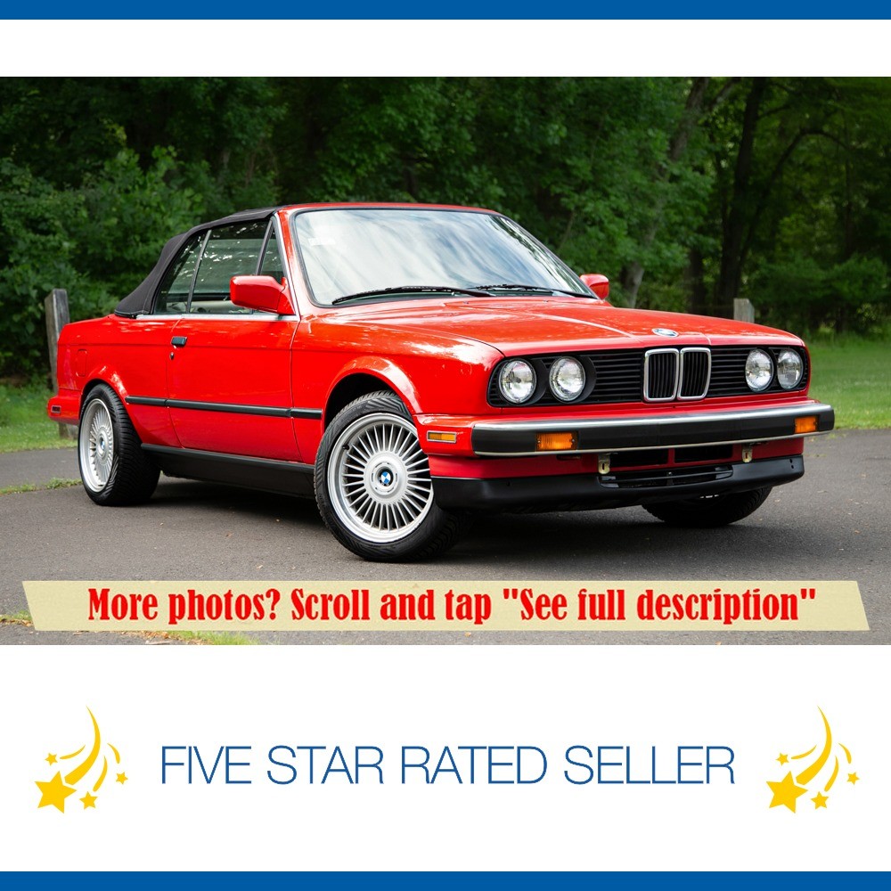 1990 BMW 3-Series 325i Convertible E30 5Speed Manual 104K...