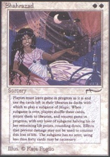 Shahrazad HP, English MTG Arabian Nights
