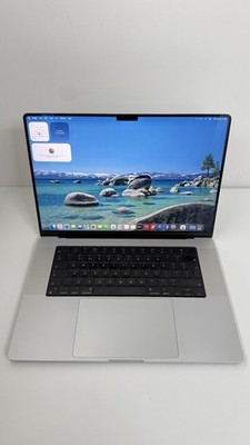 Apple MacBook Pro 16 Zoll 2021 A2485 M1 Max 32-Core GPU 64GB RAM 4TB SSD Silber 