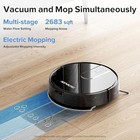 Ropvacnic Robot Vacuum Cleaner Robot Vacuum And Mop Combo 5200Pa Suction