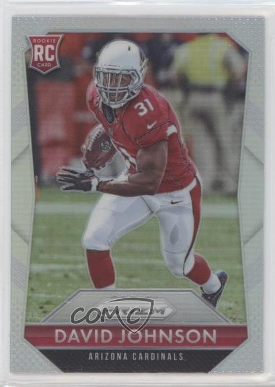 2015 Panini Prizm Rookies Silver Prizm David Johnson #224 3pu