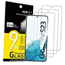 3 Pack Designed for Samsung Galaxy S23 Screen S23 6.1 inches Transparent