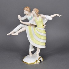 Hutschenreuther Meisterpaar Art Deco Werner Tanzpaar  Figur Porzellan AE242