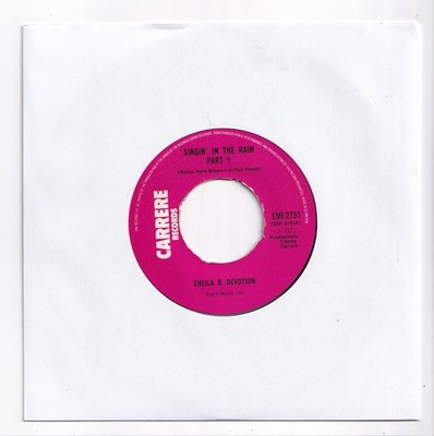 (AR181) Sheila B Devotion, Singin' In The Rain - 1977 - 7 inch vinyl
