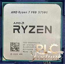 Used AMD Ryzen 7 PRO 5750G R7 PRO 5750G AM4 3.8GHz 8Core 16Thr 65W CPU Processor
