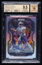 2020 Panini Prizm Rookie Silver Ben DiNucci #337 BGS 9.5 GEM MINT Auto ow1