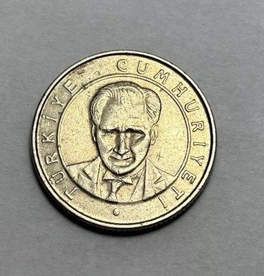 2007 Turkey Kurus .25 Cent Yeni Foreign International Coin