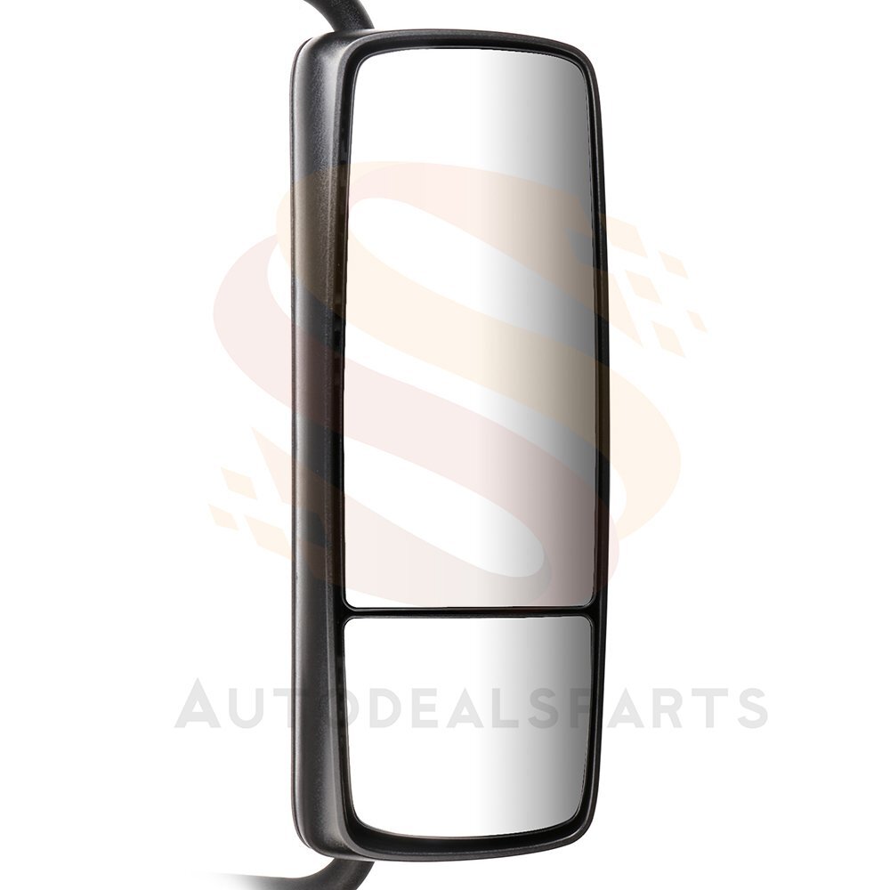 View Mirror Complete Compatible With 2015-2018 VOLVO VNL Passenger Side Chrome