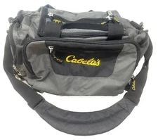 Cabela's Catch-All Gear Duffle Bag Gray Hiking Carry-On Tackle Fishing Organizer