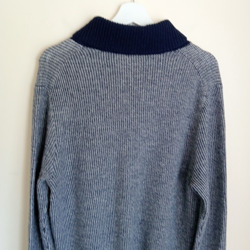 Country Road Mens Jumper M Wool Alpaca Blend Pocket Wooden Button Shawl Collar - Picture 13 of 13