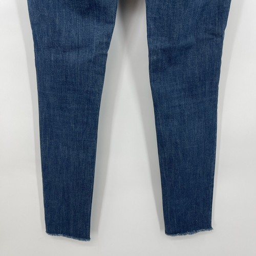 Pantalones de mezclilla para mujer DL1961 talla 27 Margaux Instasculpt ajustados desgastados dobladillo crudo - Imagen 7 de 11