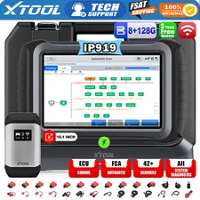 XTOOL IP919 Bidirectional Car Diagnostic Scanner C.oding Full System FCA Tool 
