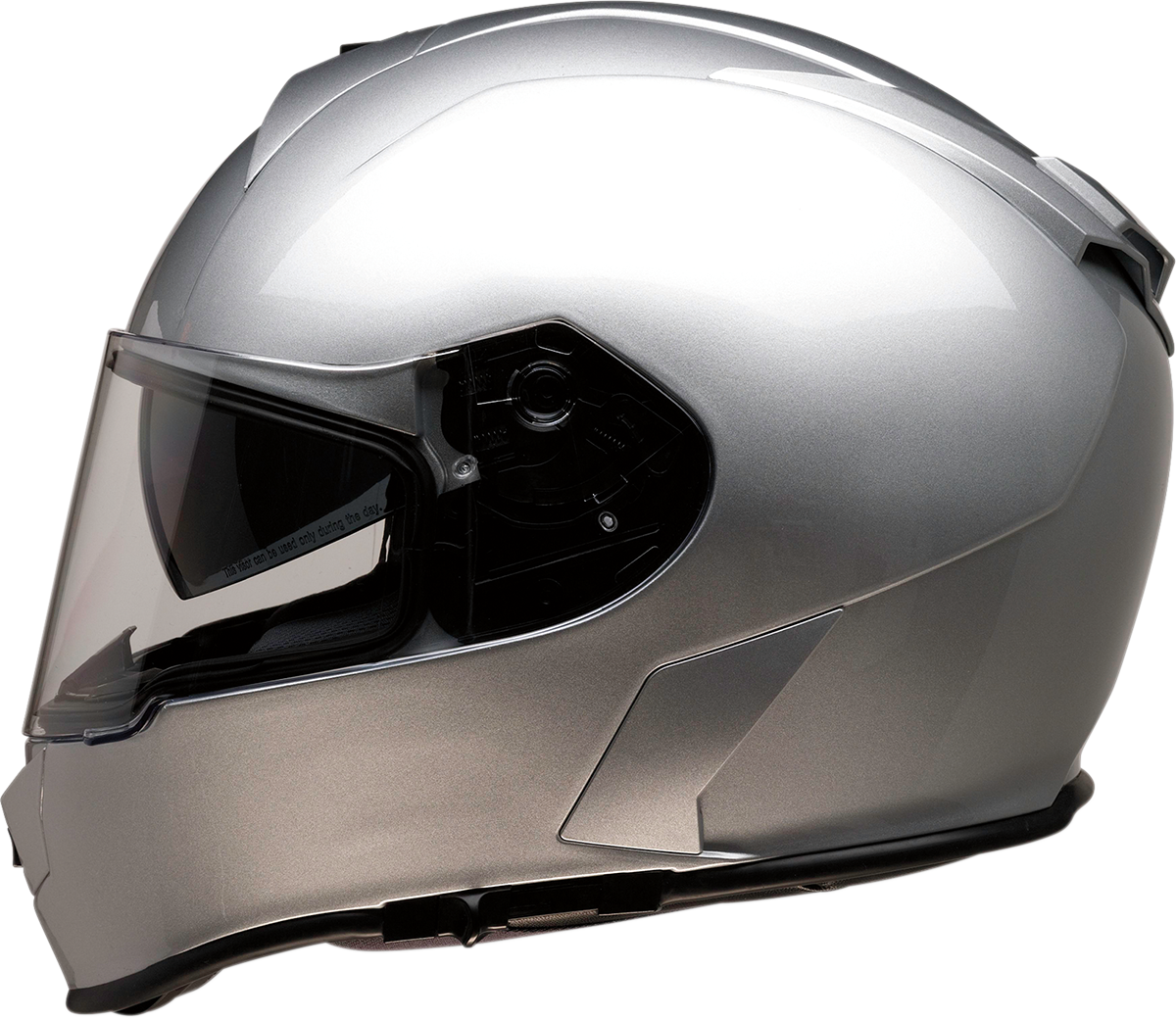 Z1R Warrant Full Face Motorcycle Helmet SILVER GLOSS | eBay