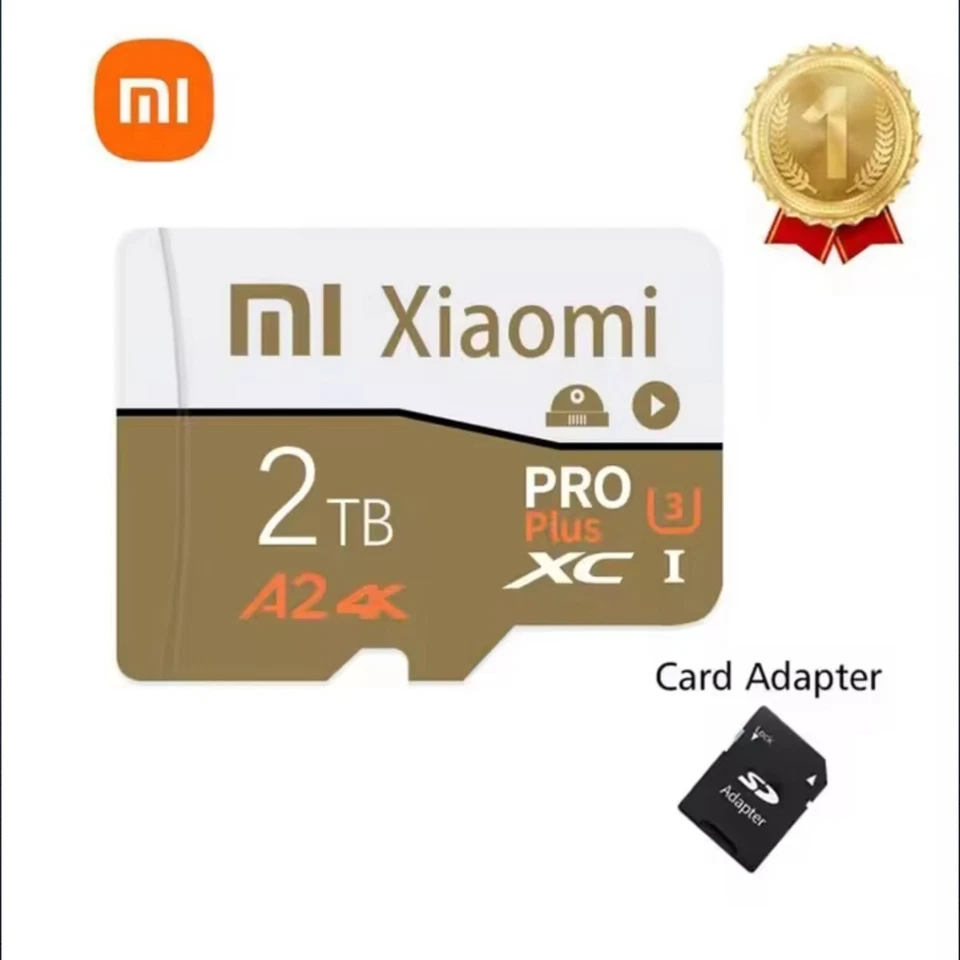 Lotes de 4 tarjetas de memoria 2 TB tarjeta micro SD memoria U1 tarjeta flash de alta velocidad TF Foto 2 de 3