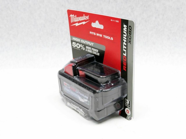 Milwaukee 48-11-1880 18 Volt 8.0Ah REDLITHIUM High Output Battery Pack