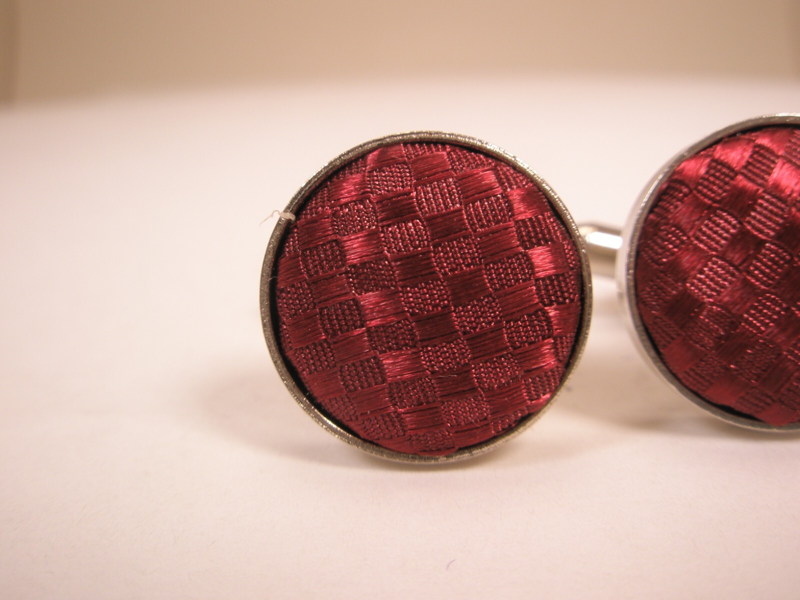 Red Weave Pattern Damask Patterns Fabric Cloth Vi… - image 3