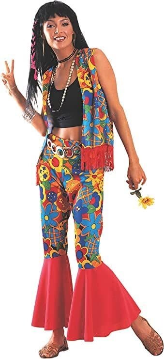 FLOWER POWER HIPPY LADY