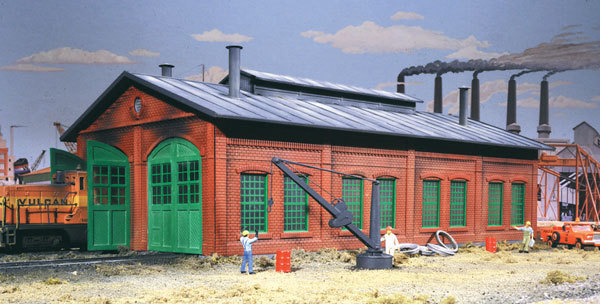 H0 Gauge - Locomotive Shed Kit 2 Stands - 3007 New
