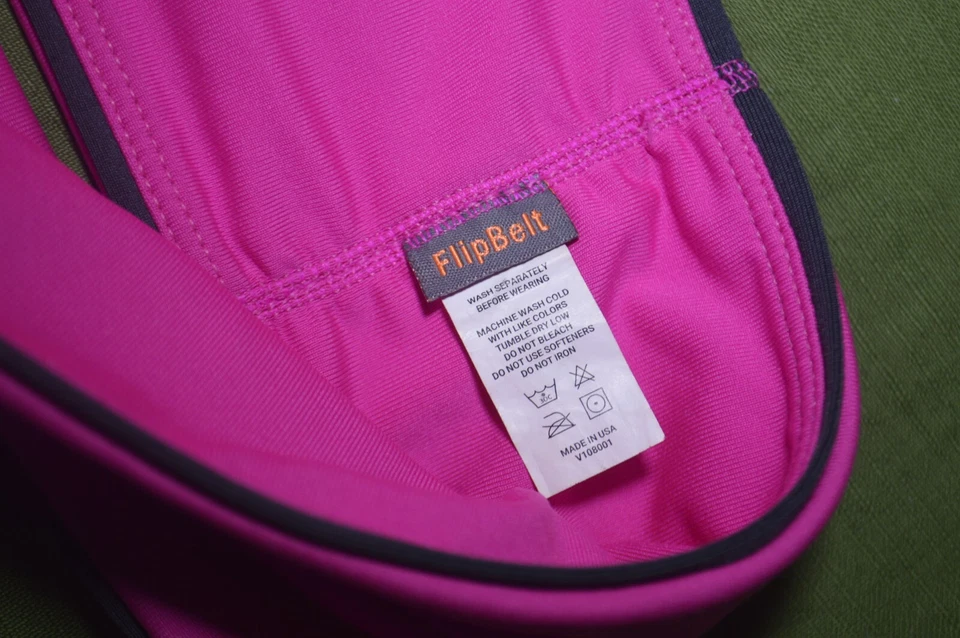 FlipBelt Mujer Original Viaje Correr CINTURÓN Talla 26 Rosa Caliente Hecho en EE. UU. Foto 4 de 4