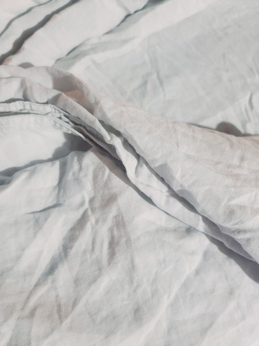 Brooklinen Washed Linen Dvet Cover FULL/QUEEN | CLOUD GREY (Retails $299) #21 - Picture 2 of 6