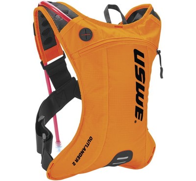 USWE Outlander Hydration Pack Factory Orange Pack Size 2L/Bladder Size 1.5L
