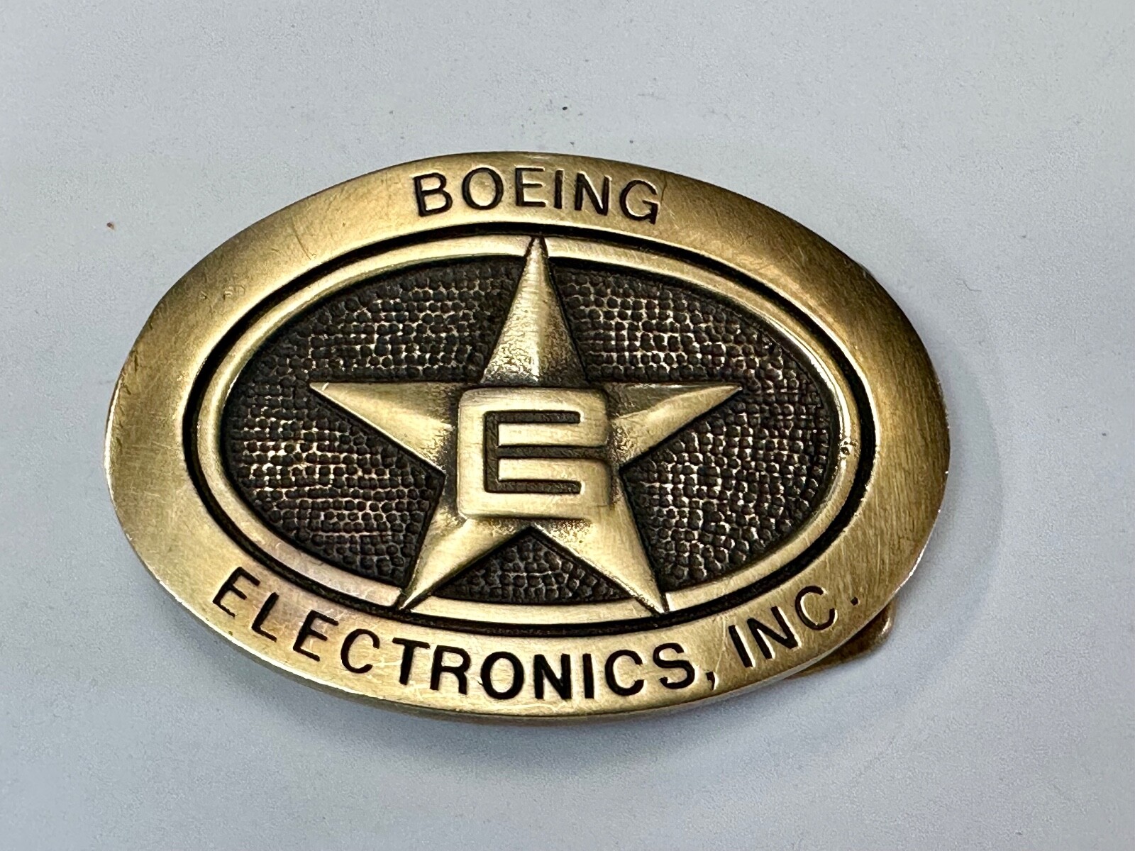 Vintage Boeing Electronics Inc Solid Brass Bts 19… - image 11