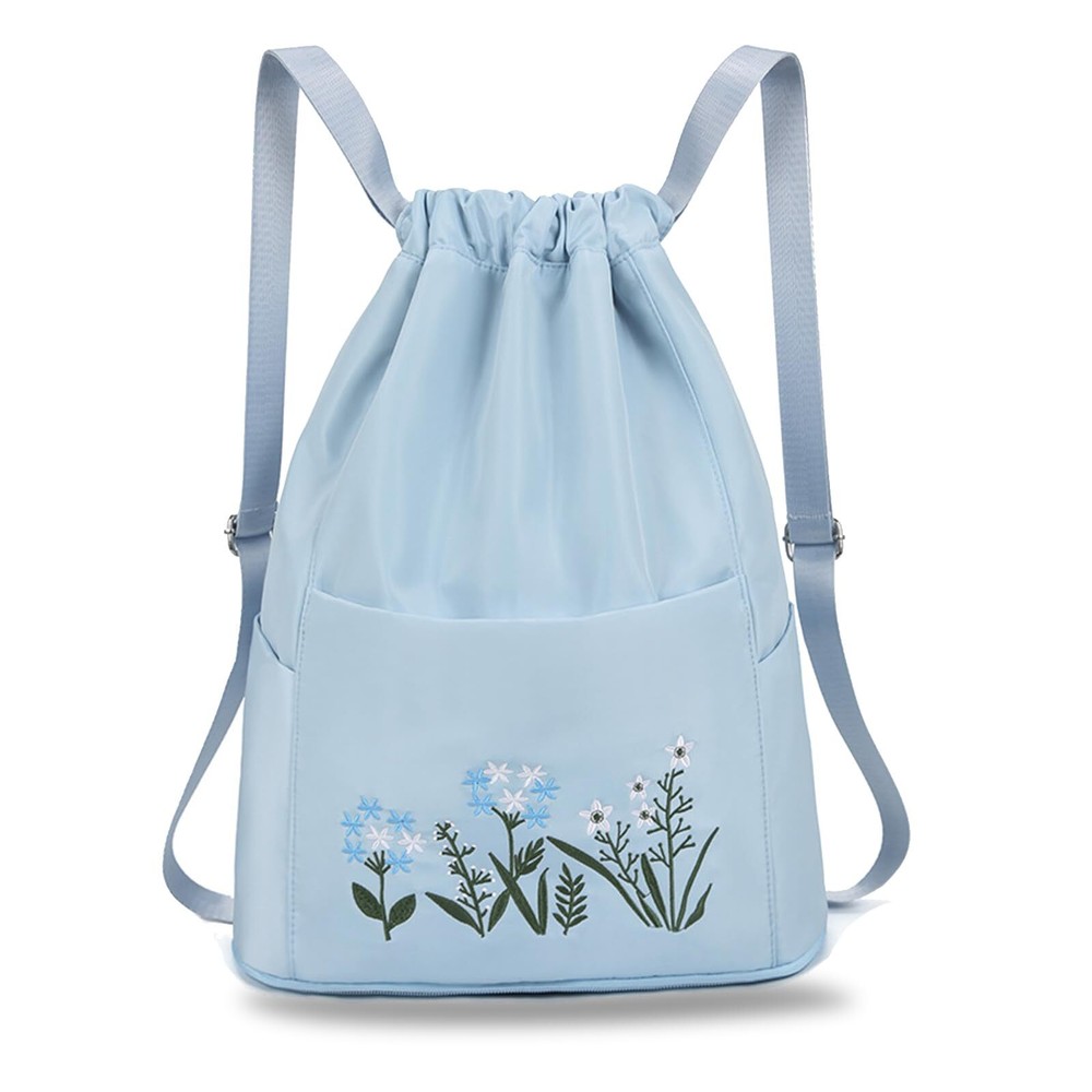 Gym drawstring backpackwet and dry separation backpackSports drawstring backp...