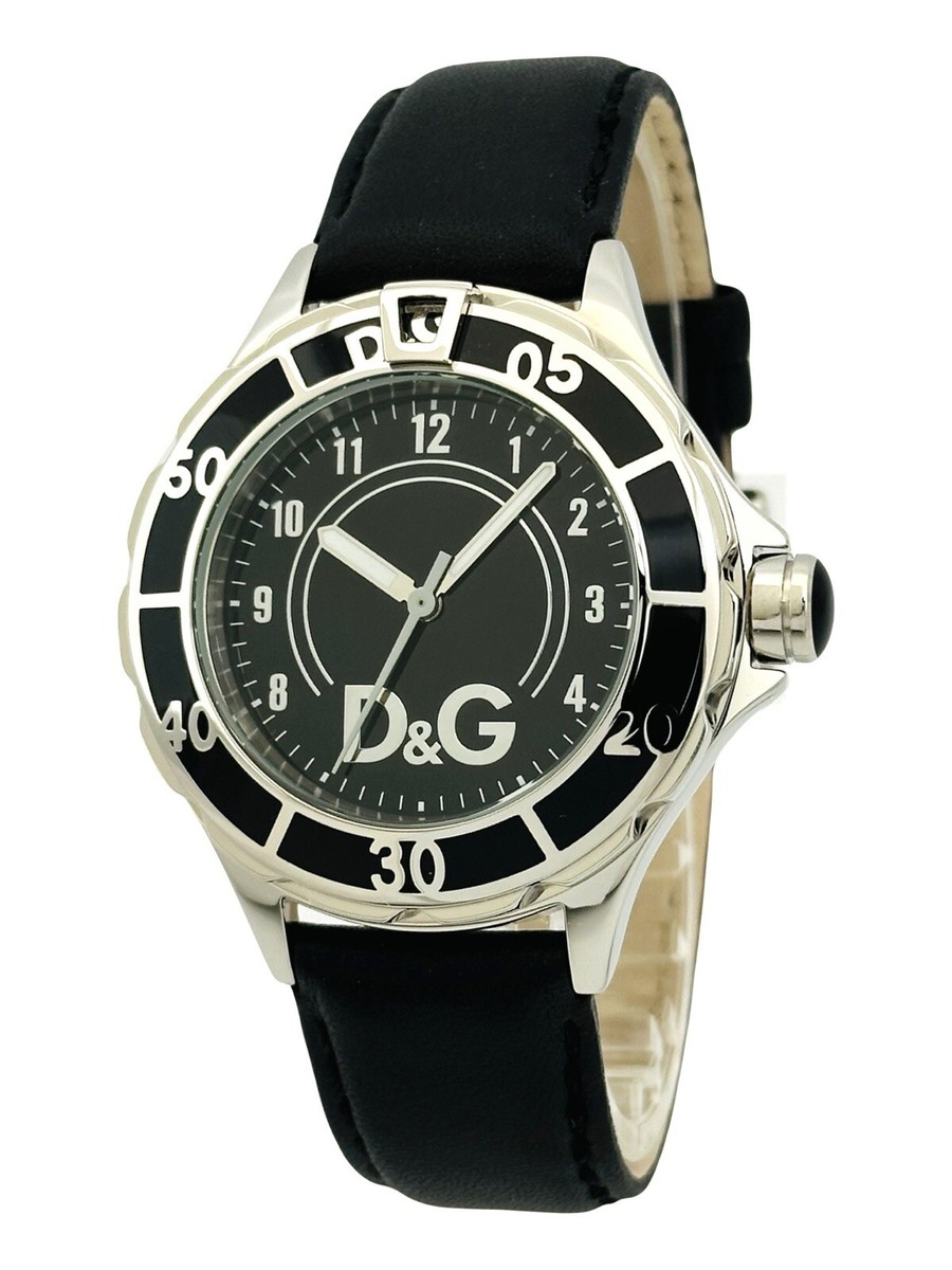 D&G Dolce & Gabbana unisex DW0509 Anchor Ceramic Rotating Bezel
