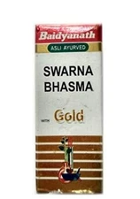 Baidyanath Swarna Bhasma (1mg) For General Debility, Muscular Weakness, Debility