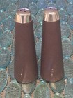 Vintage Mid Century Modern Wood Salt and Pepper Shakers  — photo 3