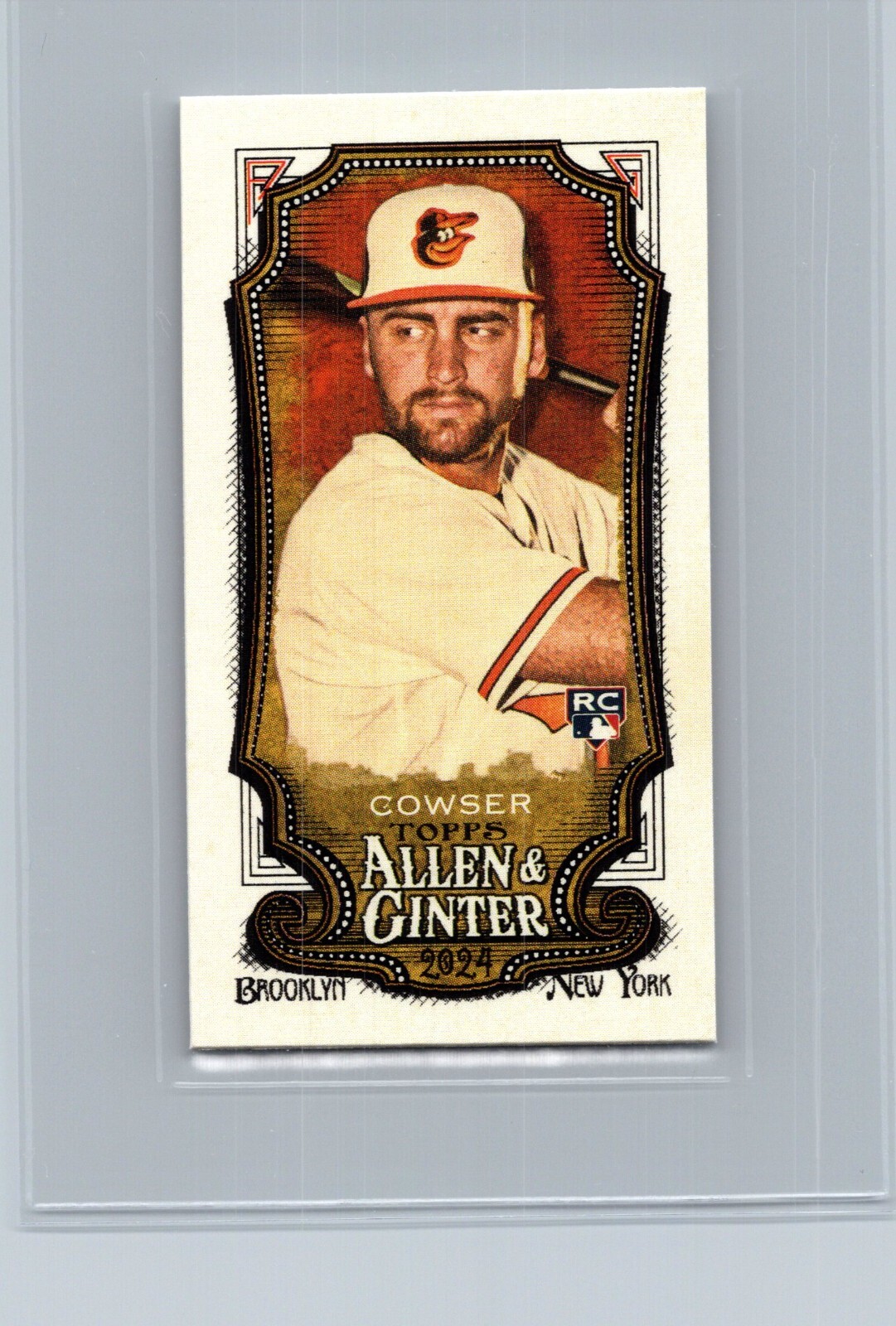 Colton Cowser-2024 Allen & Ginter Mini RC #28 Orioles
