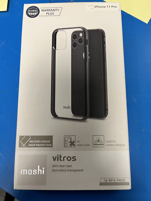 Moshi Vitros iPhone 11 Pro Slim Clear Case with Black Edges NEW