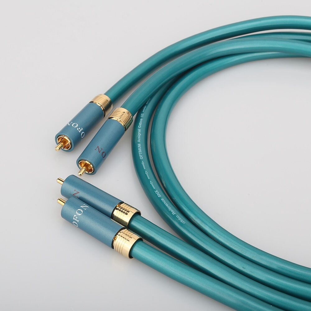 Cavo RCA Preffair Per Audiofili: 2 RCA Maschio A 2 RCA Maschio, Placcato Argento, 1.5m, Per Hi-Fi E Home Theater - 3