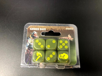 Zombicide Black Plague / Green Horde - Green Dice Set - Neu New Sealed